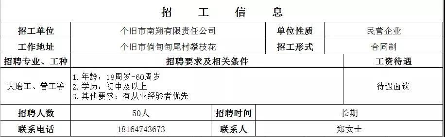大通最新招聘信息