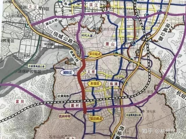 杭州二绕最新规划图