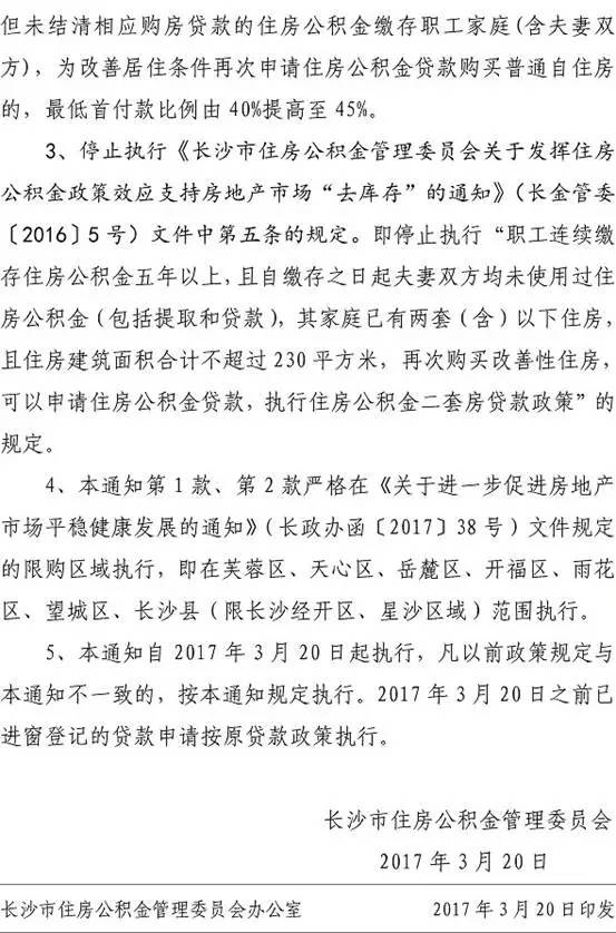 长沙房地产政策最新动态