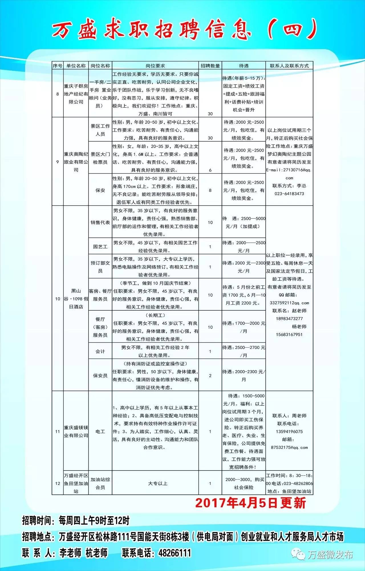 公明招聘网最新职位信息