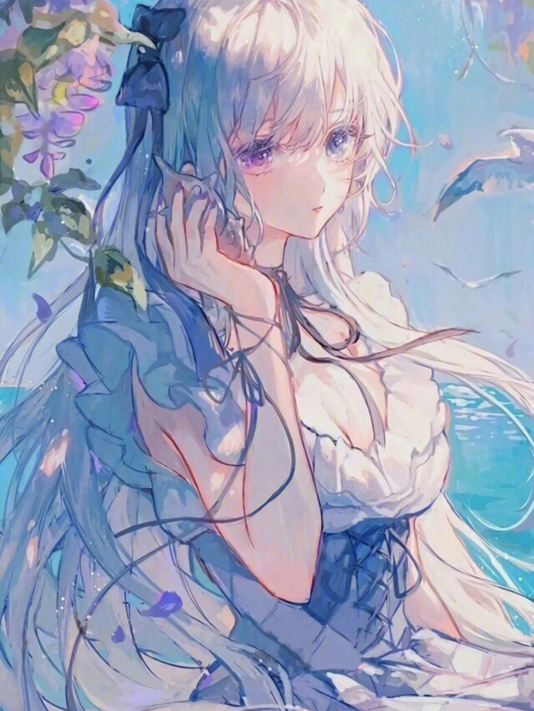 探寻动漫中的美丽世界，唯美女生图片大赏