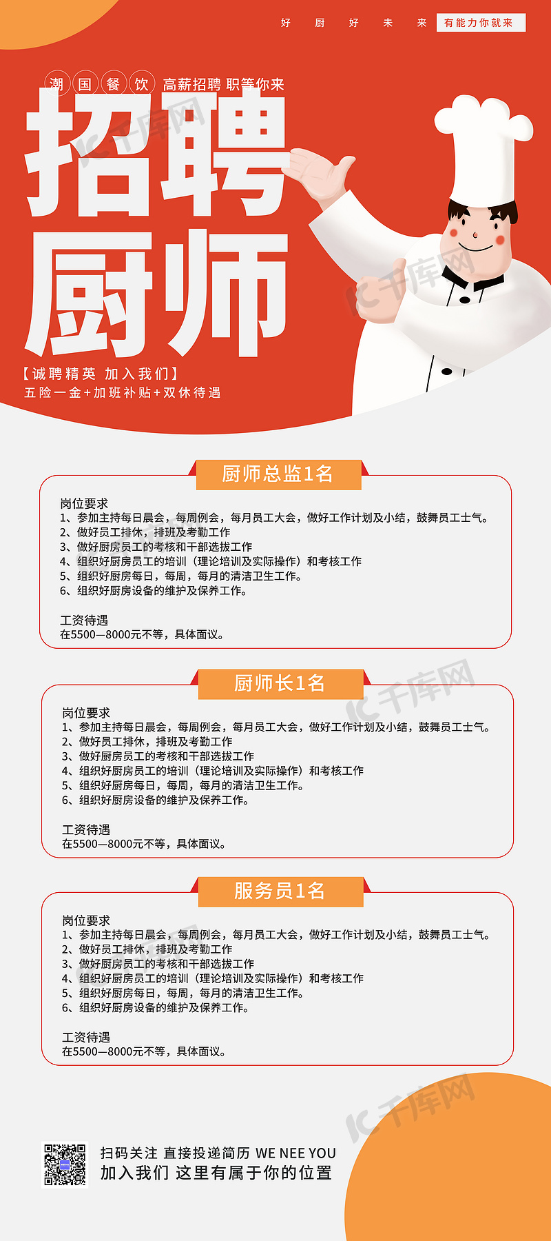 杭州厨师最新招聘信息