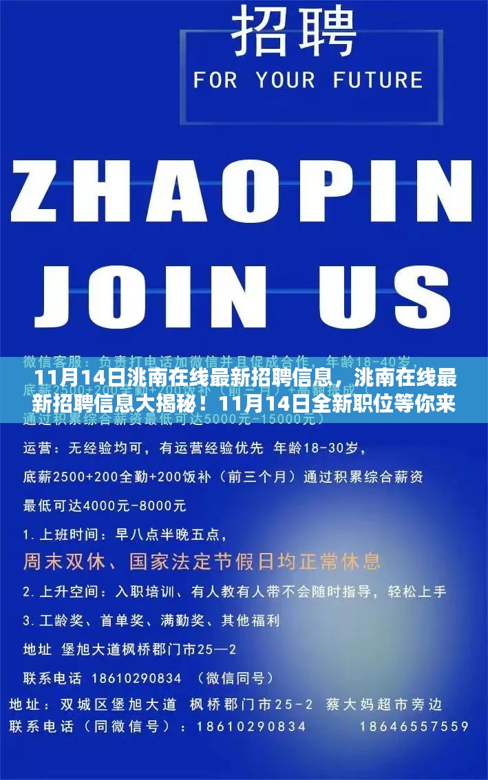 洮南在线最新招聘信息