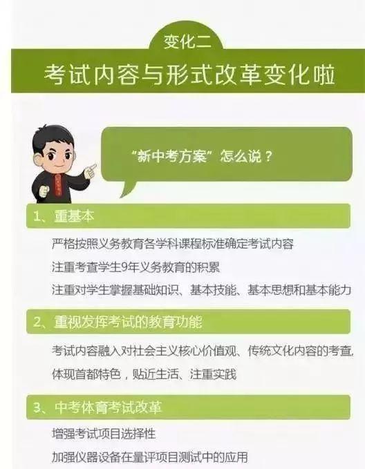 中考改革最新方案
