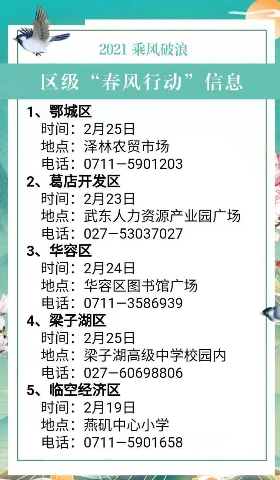 鄂州城区最新招聘信息汇总